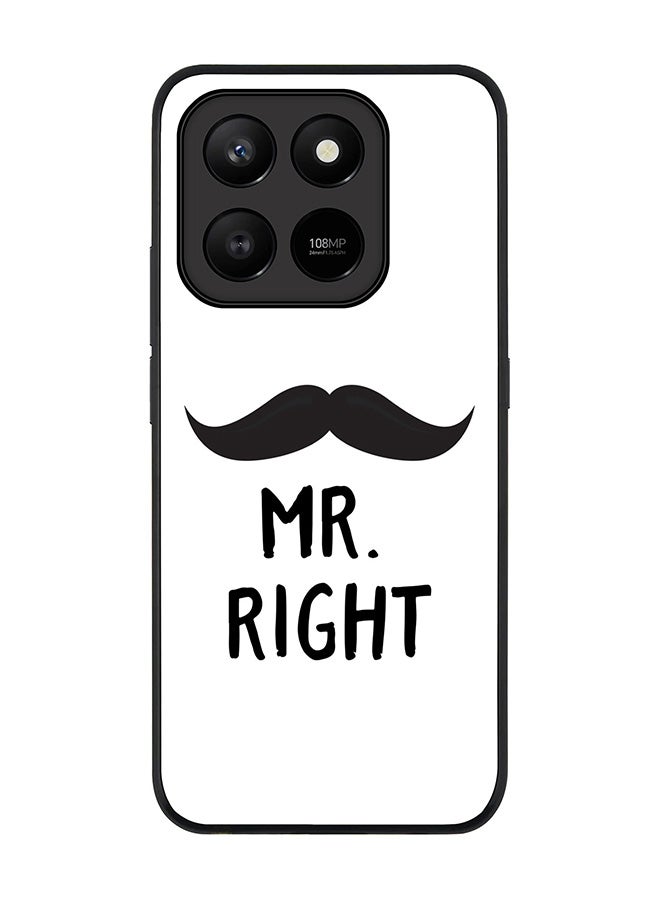 Stylizedd For Honor X7d 4G / X7d 5G / 400 Smart Case,Slim fit Camera Protection, Shockproof Thin Phone cover  - Mr. Right - Image 1
